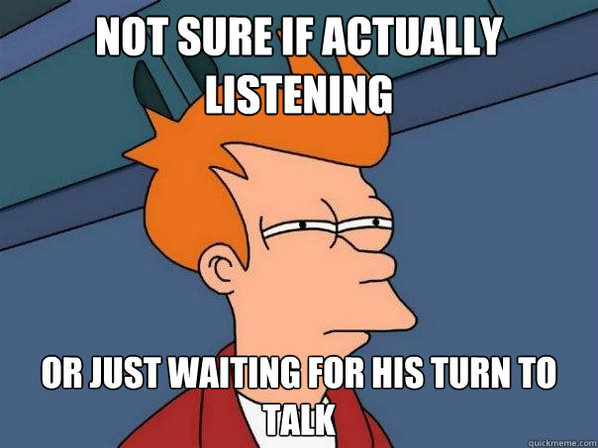 active listening funny