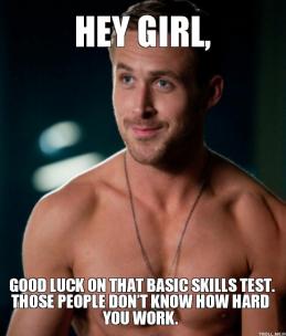 Ryan Gosling Hey Girl Skills Test